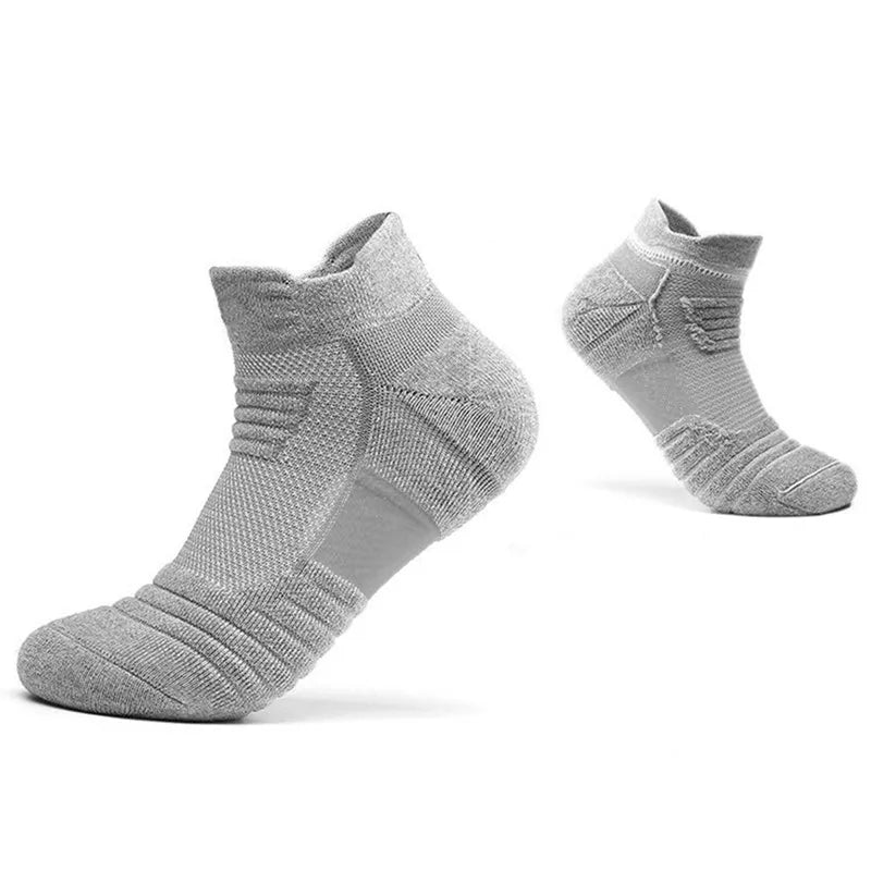 Unisex Breathable Ankle Athletic Socks – Cotton, Anti‑Slip, Running & Gym - 3KDyn