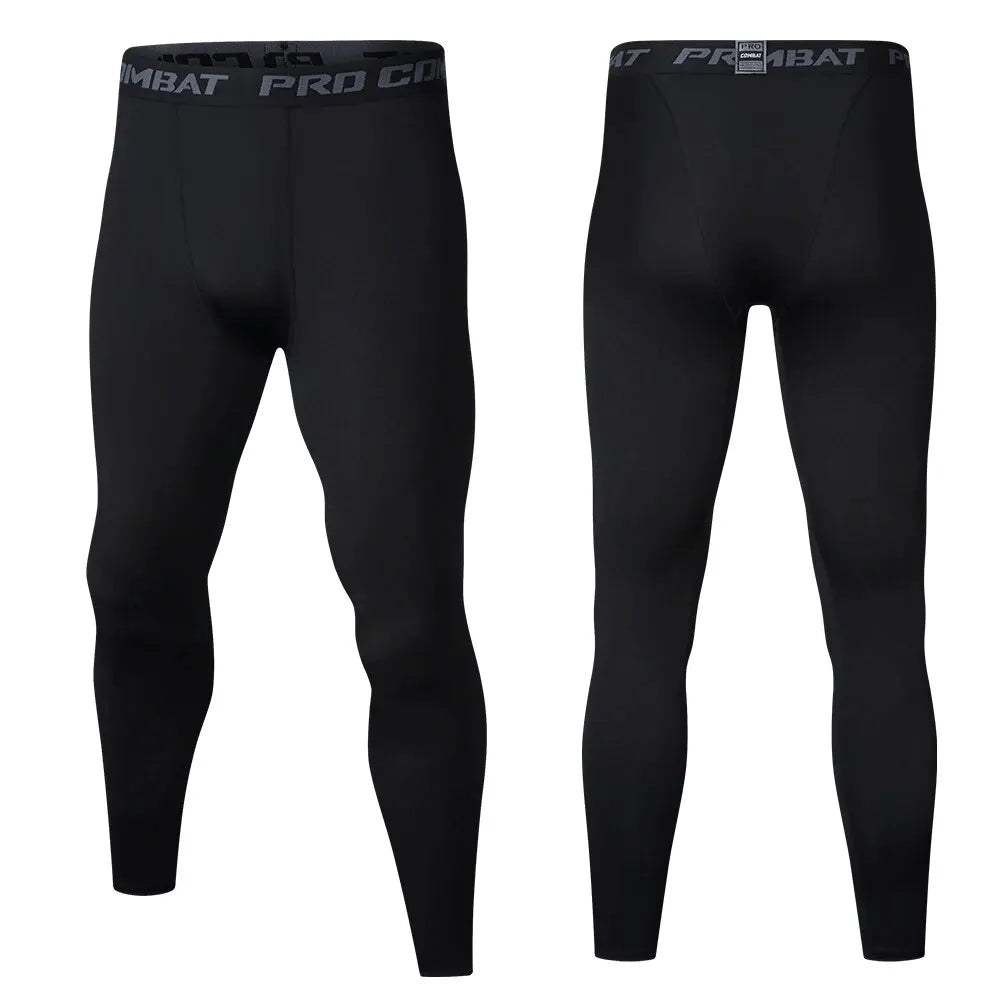 Men’s Compression Leggings - Quick-Dry Workout & Training Pants - 3KDyn