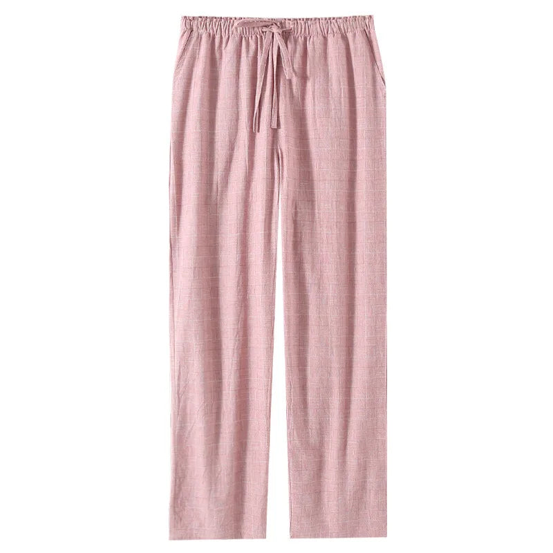 Women’s cotton gauze pajama pants – elastic waist