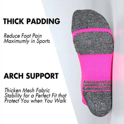 Ankle support brace with thick padding and arch support on a white background
