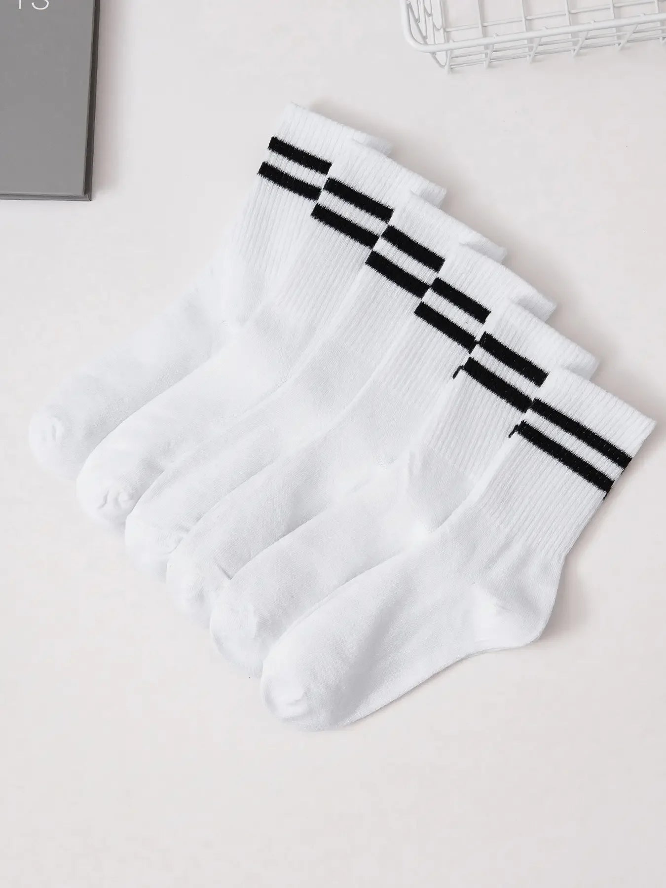 Men's Crew Socks (6–20 Pairs) – Breathable Sport - 3KDyn