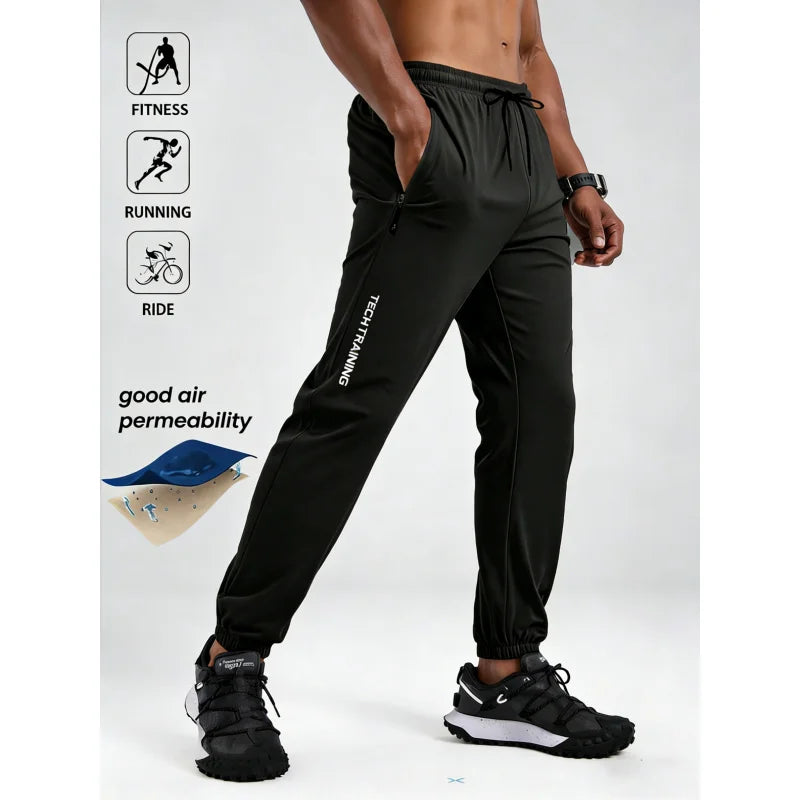 Men’s lightweight quick-dry jogger pants with an athletic fit - 3KDyn