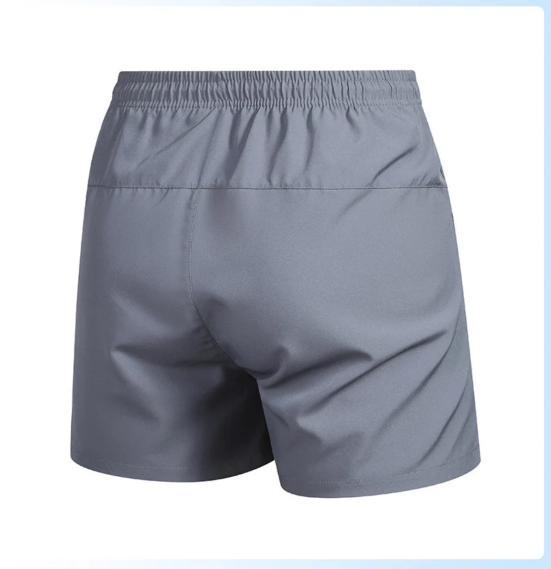 Gray shorts on a white background