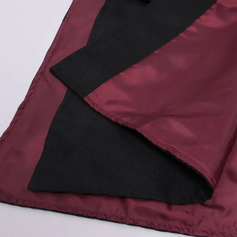 Gothic vampire high-collar costume coat – product detail 16