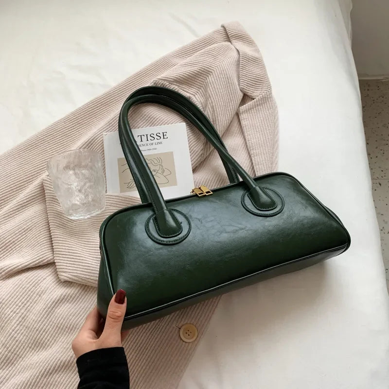 Women’s vintage PU shoulder bag