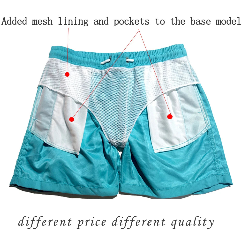 Swim Trunks Swim Shorts for Men Quick Dry Board Shorts Bathing Suit Breathable Drawstring With Pockets for Surfing Beach Summer - 3KDyn