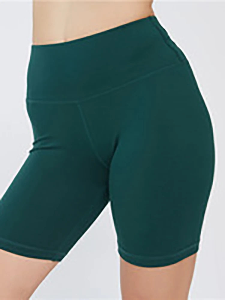 14 Colors 2023 Sexy Gym Shorts Woman Skinny Stretch High Waist Solid Color Shorts Beautiful Coquette Exercise - 3KDyn