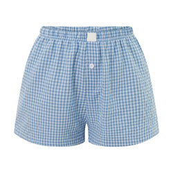 Women's Y2k Pajamas Shorts Cute Plaid Pj Short Pants Flannel Lounge Sleep Shorts Bottoms Elastic Waist Baggy Boxers Tracksuit - 3KDyn