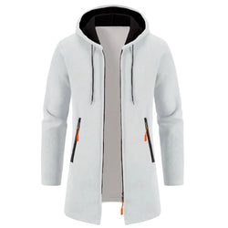 Men’s Outdoor Fleece-Lined Zipper Hoodie – Warm, Casual, and Stylish Winter Sweatshirt - 3KDyn