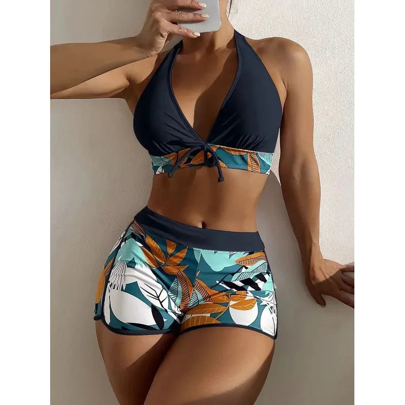 Women’s halter bikini set – Black | 3KDyn