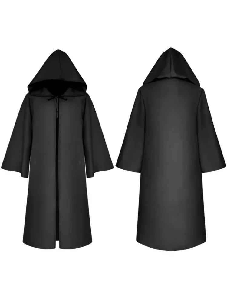 Gothic vampire high-collar costume coat – product detail 17