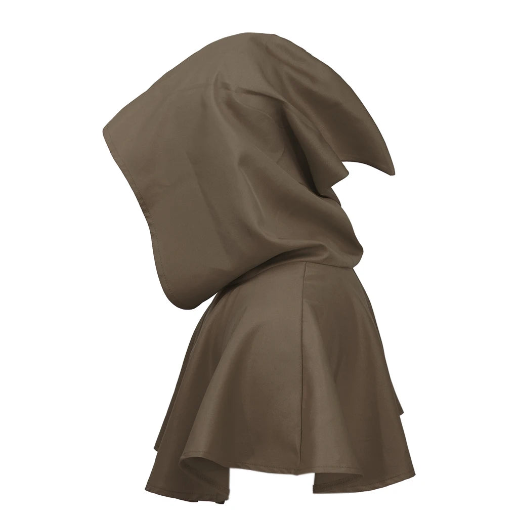 Unisex medieval hooded cloak costume for Halloween and cosplay