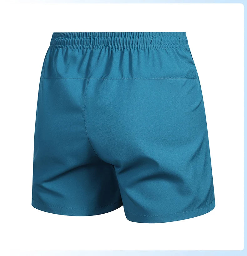 Blue shorts on a white background