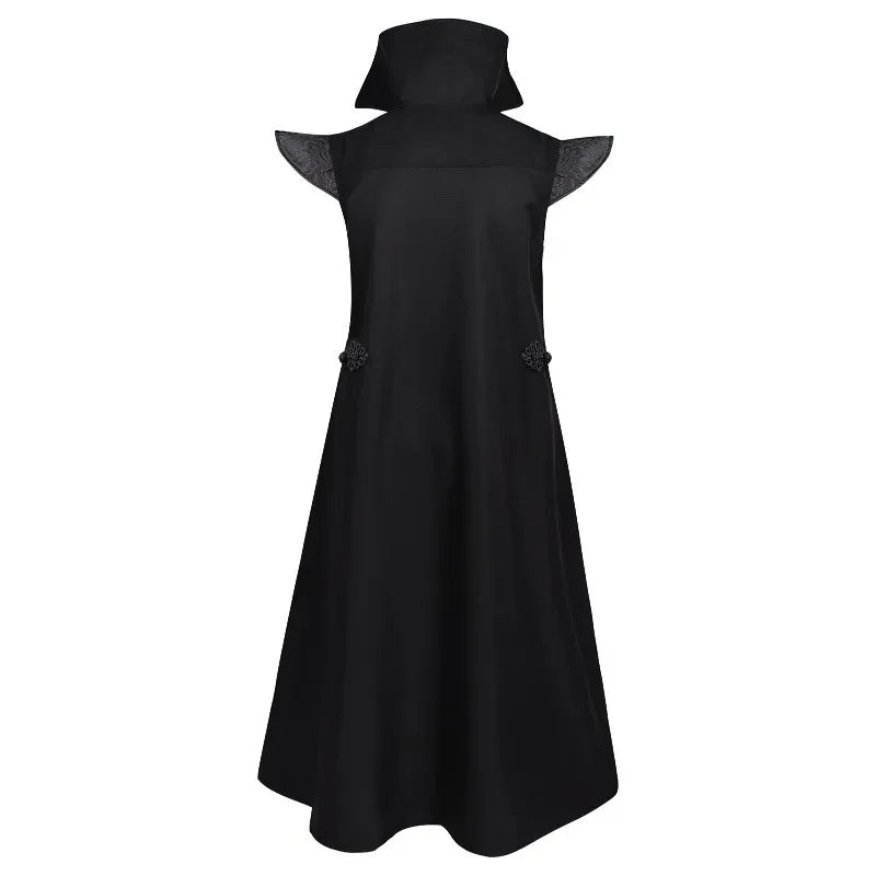 Gothic vampire high-collar costume coat – product detail 10