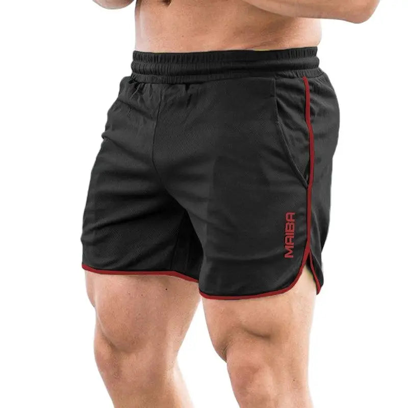 New Fitness Breathable Sports Shorts Running Quick Dry Pants Summer Slim Training Quarter Pants 2023 - 3KDyn