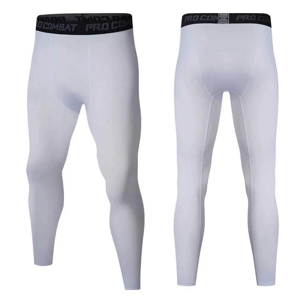Men’s Compression Leggings - Quick-Dry Workout & Training Pants - 3KDyn