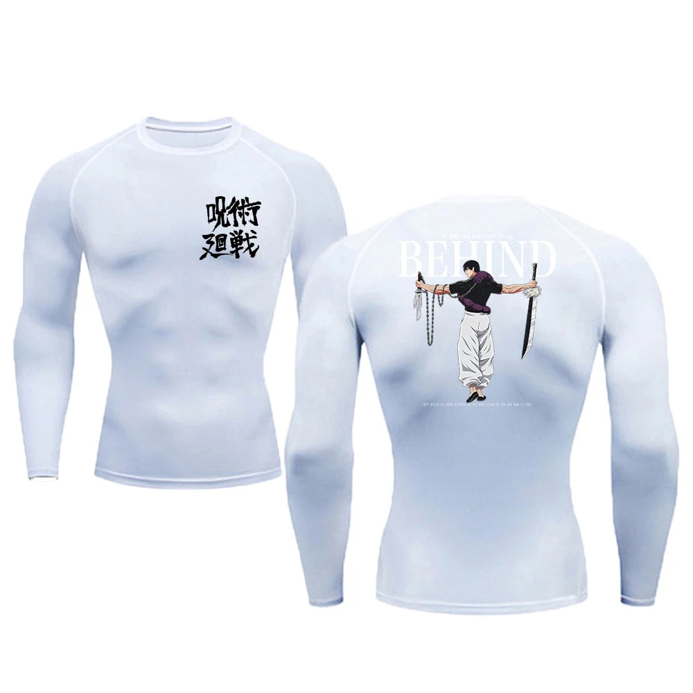 Men's Compression T-Shirt – Breathable, Quick Dry, Printed Sportswear Top - 3KDyn