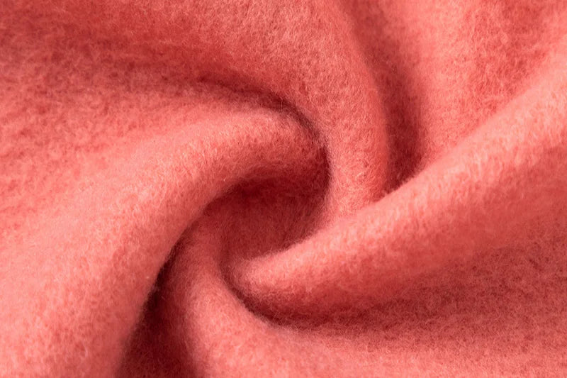 Close-up of pink fabric texture