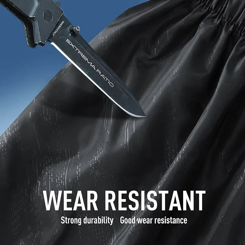 Black knife with 'Extrema Ratio' branding on a black background with 'Wear Resistant' text.