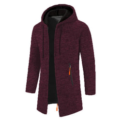 Men’s Outdoor Fleece-Lined Zipper Hoodie – Warm, Casual, and Stylish Winter Sweatshirt - 3KDyn