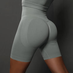 Seamless Shorts for Women Yoga Shorts Push Up Booty Workout Gym Shorts Fitness High Waist Sports Short Women Clothing - 3KDyn
