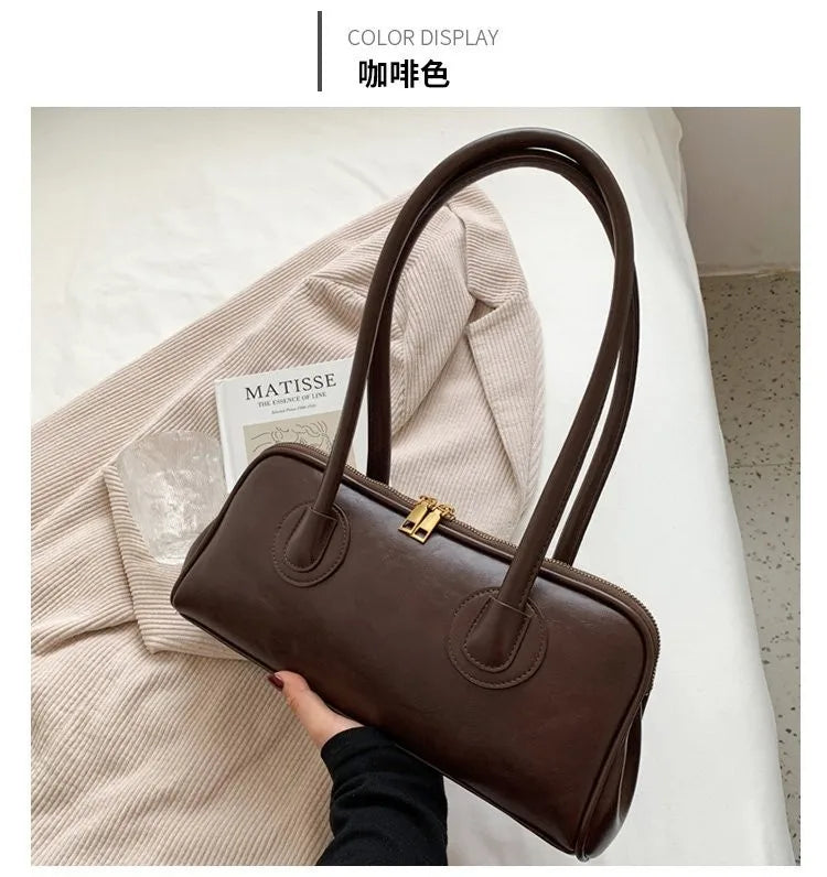 Women’s vintage PU shoulder bag