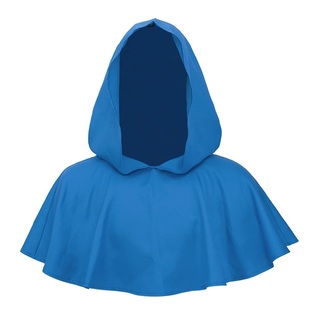Hooded medieval cloak for wizard, vampire and fantasy costumes