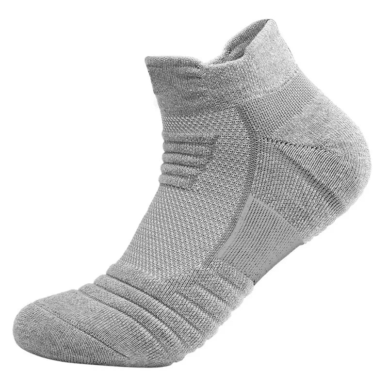 Unisex Breathable Ankle Athletic Socks – Cotton, Anti‑Slip, Running & Gym - 3KDyn