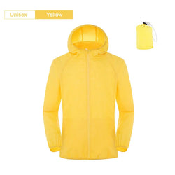 Camping Waterproof Windbreaker Rain Jacket – Unisex Lightweight Outdoor Coat - 3KDyn