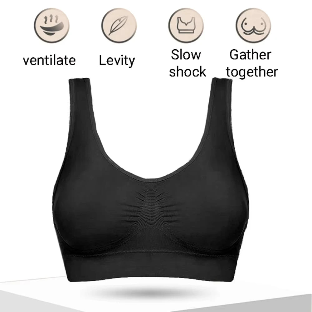 Women's Seamless Sports Bra – Wireless, Breathable & Supportive - 3KDyn