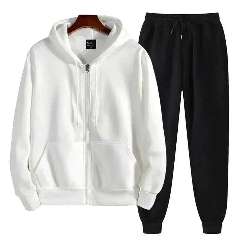 Women’s Plus Size Zip Hoodie & Jogger Set