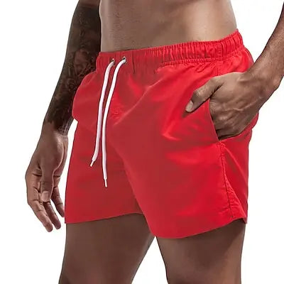 Swim Trunks Swim Shorts for Men Quick Dry Board Shorts Bathing Suit Breathable Drawstring With Pockets for Surfing Beach Summer - 3KDyn