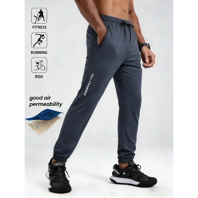 Breathable men’s stretch jogger pants for training and casual wear - 3KDyn