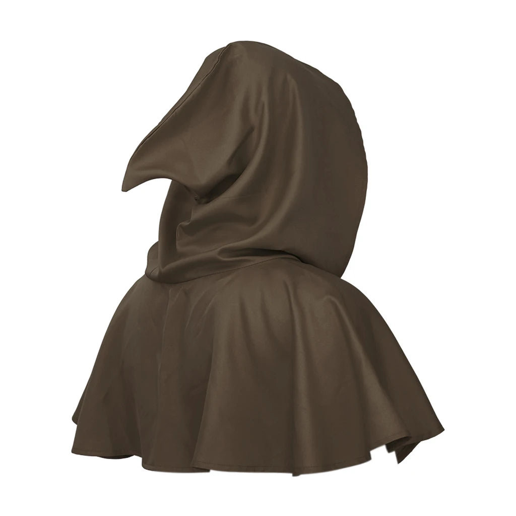 Hooded medieval cloak for wizard, vampire and fantasy costumes