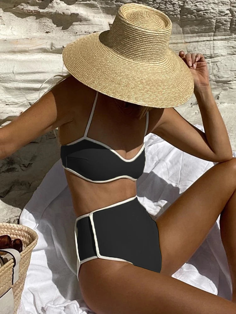 High Waist Push-Up Bikini Set – Sexy Brazilian-Style Swimsuit for Women - 3KDyn