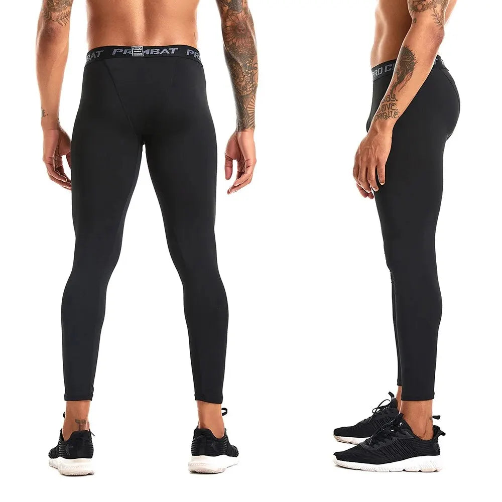 Men’s Compression Leggings - Quick-Dry Workout & Training Pants - 3KDyn