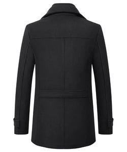 Men’s wool‑blend winter coat — color variations and detail close‑ups | 3KDyn