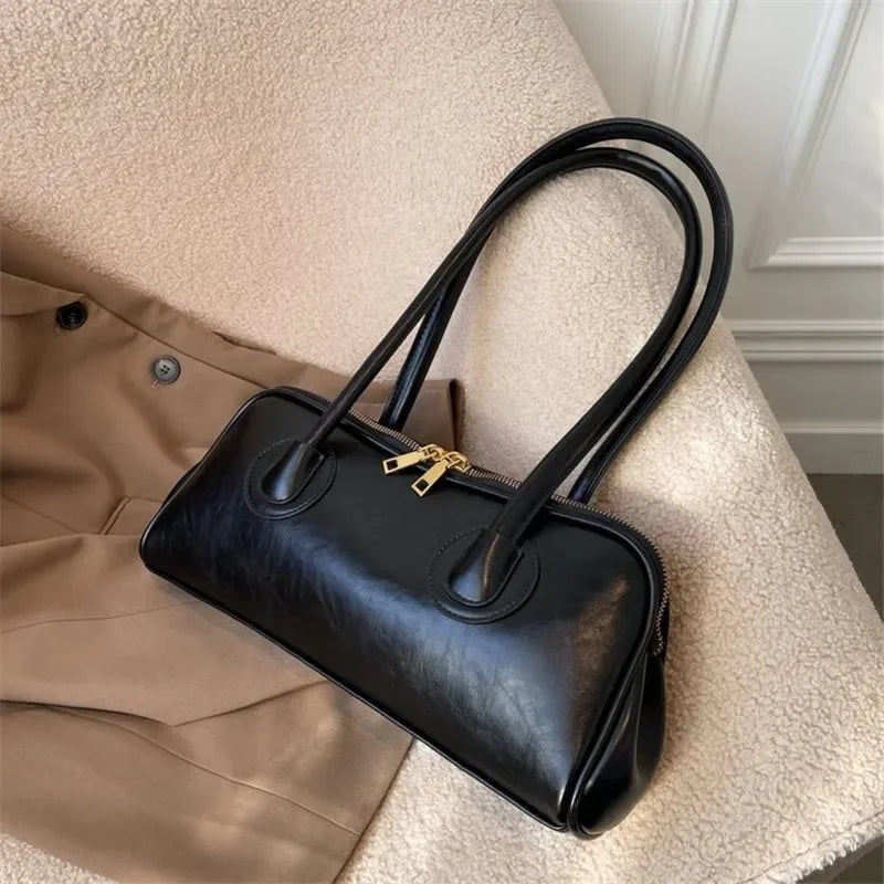 Women’s vintage PU shoulder bag