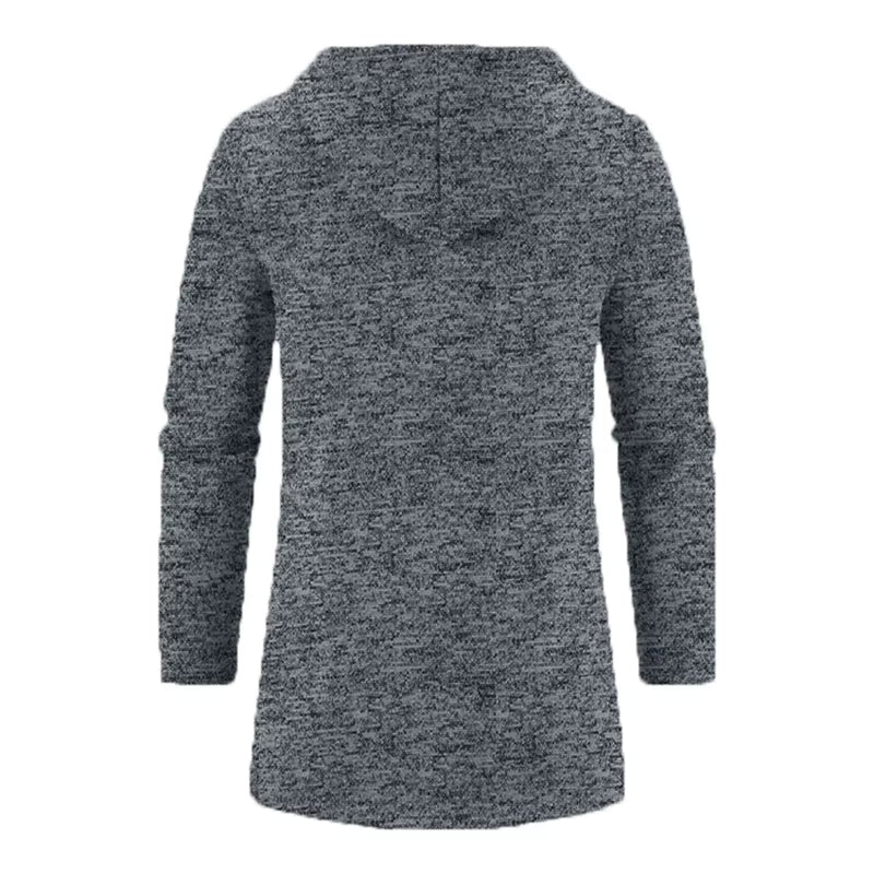 Men’s Outdoor Fleece-Lined Zipper Hoodie – Warm, Casual, and Stylish Winter Sweatshirt - 3KDyn