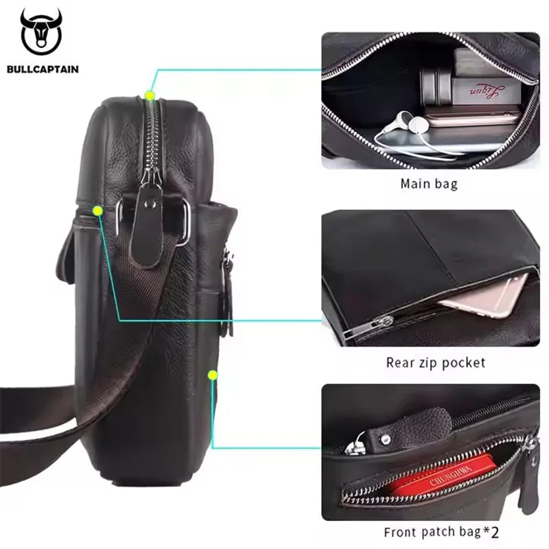 Men’s Retro Crossbody Messenger Bag