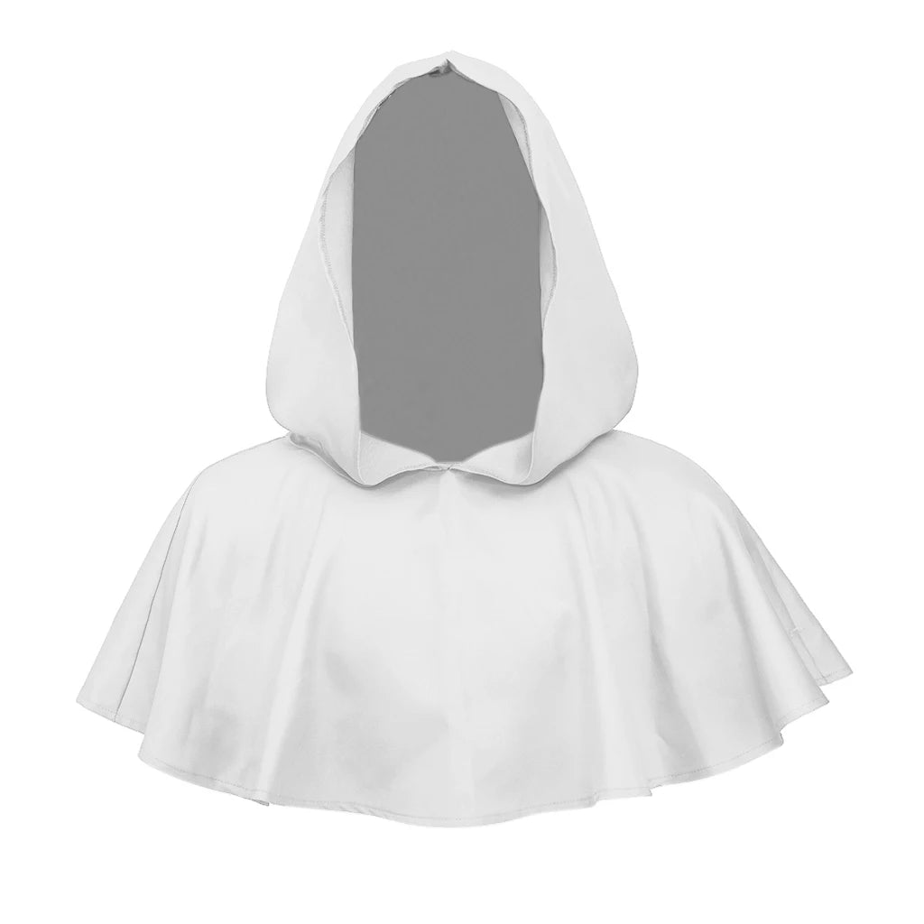 Medieval hooded cape costume for adult cosplay and themed parties