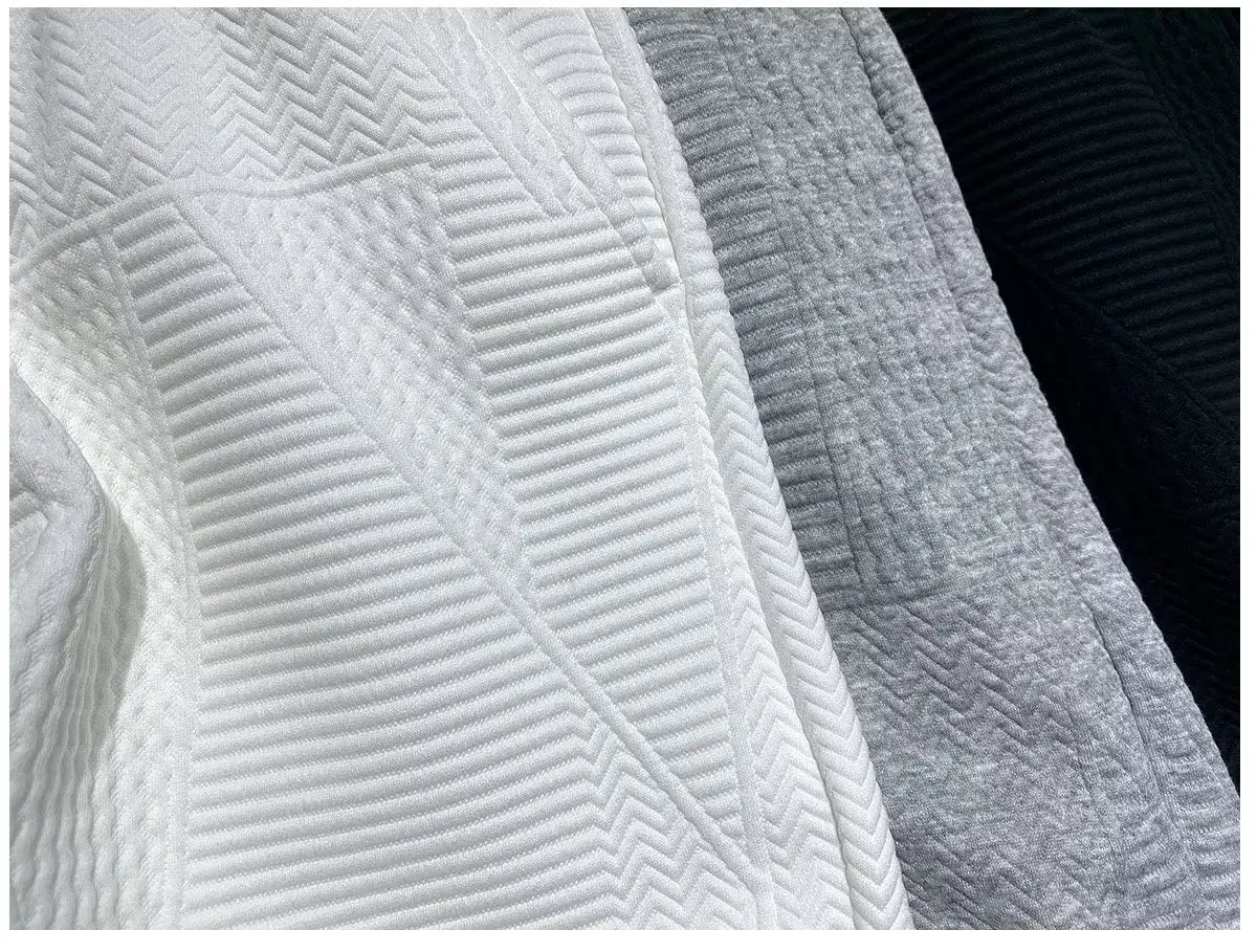 Men's Summer Running Shorts - Lightweight Joggers with Drawstring & Wave Pattern - 3KDyn