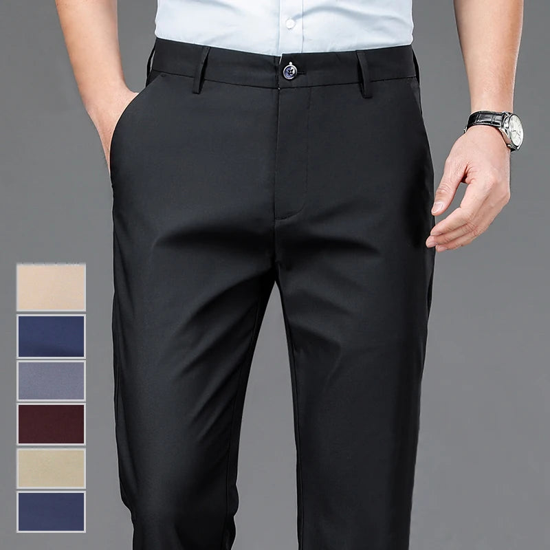Men's Smart Casual Stretch Trousers - 3KDyn
