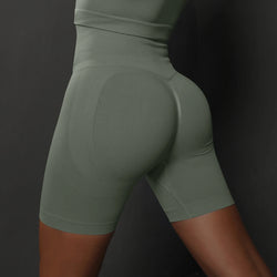 Seamless Shorts for Women Yoga Shorts Push Up Booty Workout Gym Shorts Fitness High Waist Sports Short Women Clothing - 3KDyn