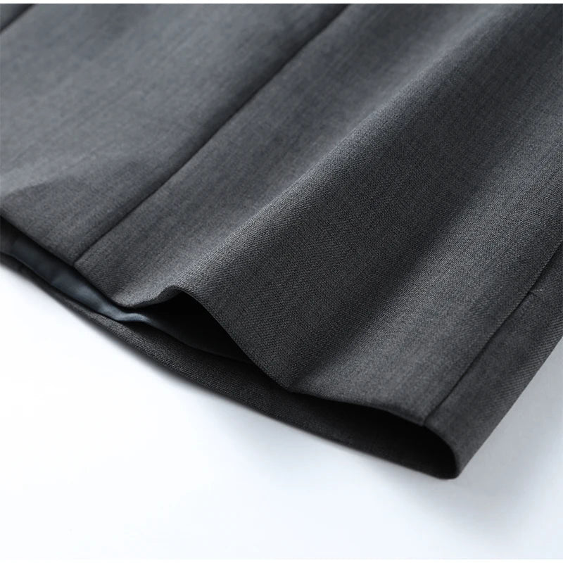 Dark gray fabric on a white background