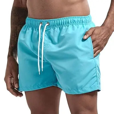 Swim Trunks Swim Shorts for Men Quick Dry Board Shorts Bathing Suit Breathable Drawstring With Pockets for Surfing Beach Summer - 3KDyn