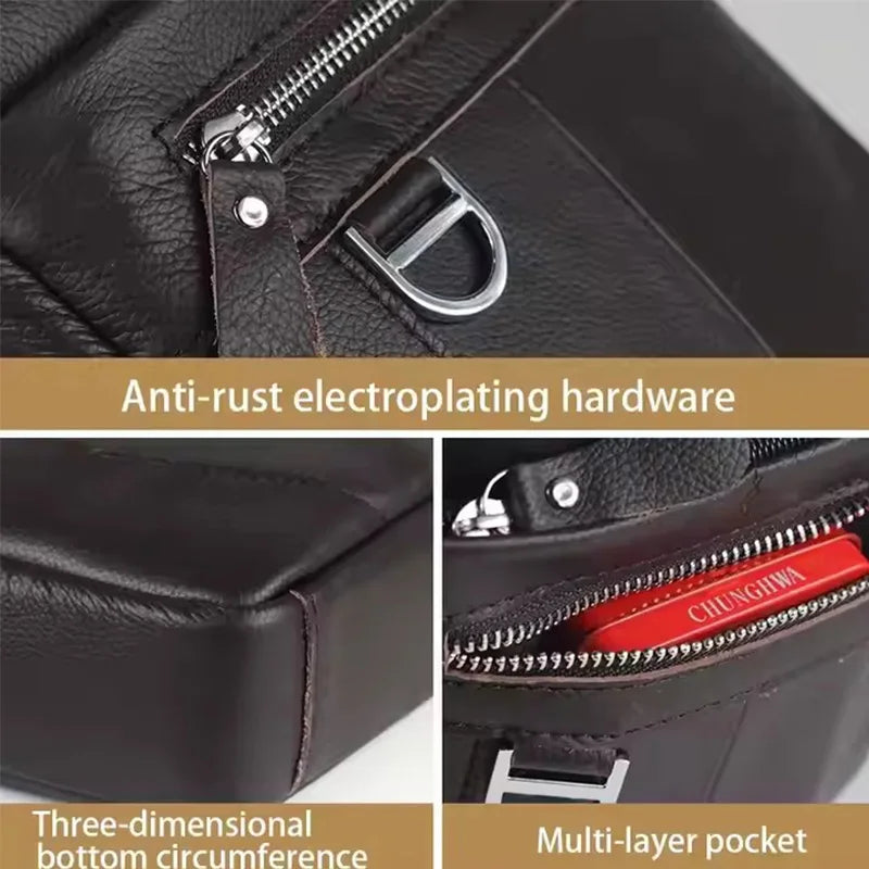 Men’s Retro Crossbody Messenger Bag