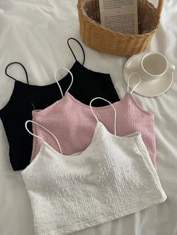 2-Piece Summer Sporty Set – High Waist Shorts & Padded Crop Top - 3KDyn