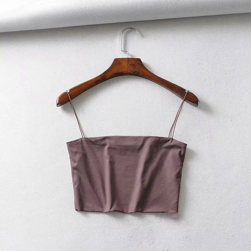 Summer Women's Ribbed Crop Tank Top - Stretchy Slim Fit Camis - 3KDyn