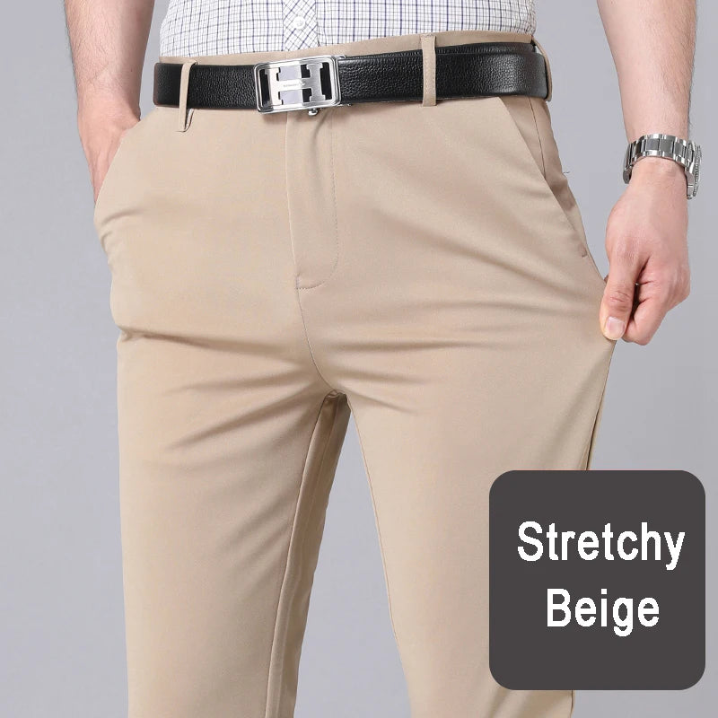 Men's Smart Casual Stretch Trousers - 3KDyn